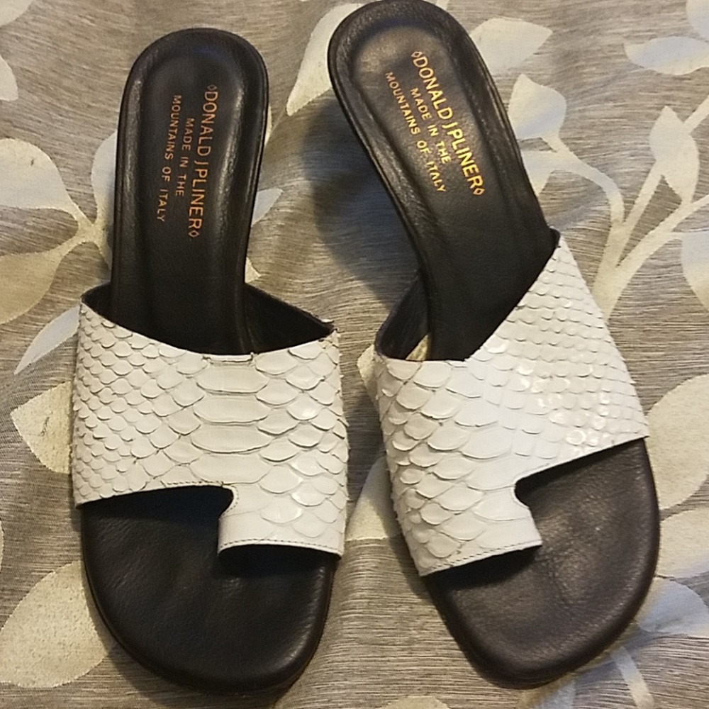 White summer sandals